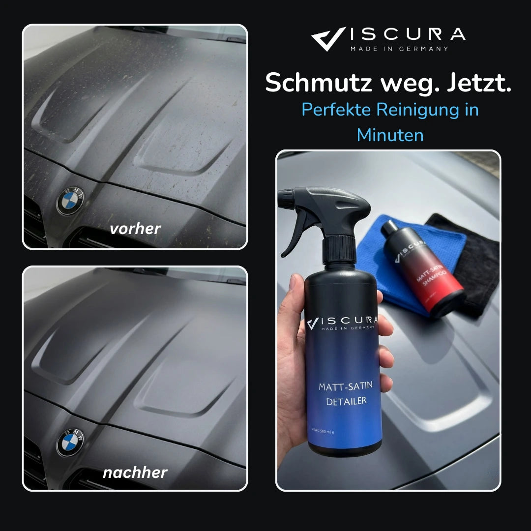 Mattlack Komplett Set - Für Matte/Folierte Autos