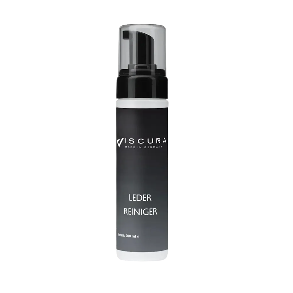 VISCURA Lederreiniger 200 ml zur sanften Reinigung von Leder und Mikrofaser im Fahrzeuginterieur.