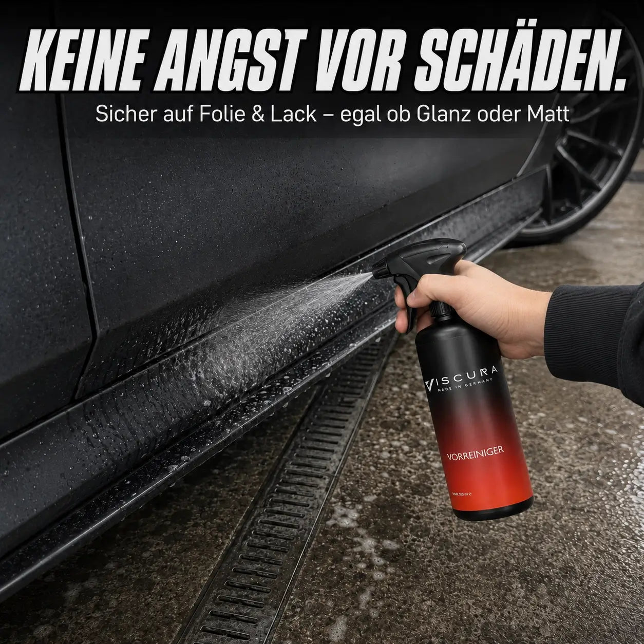 Matt-Satin und Vorwäsche Set – für Mattlack & Folien