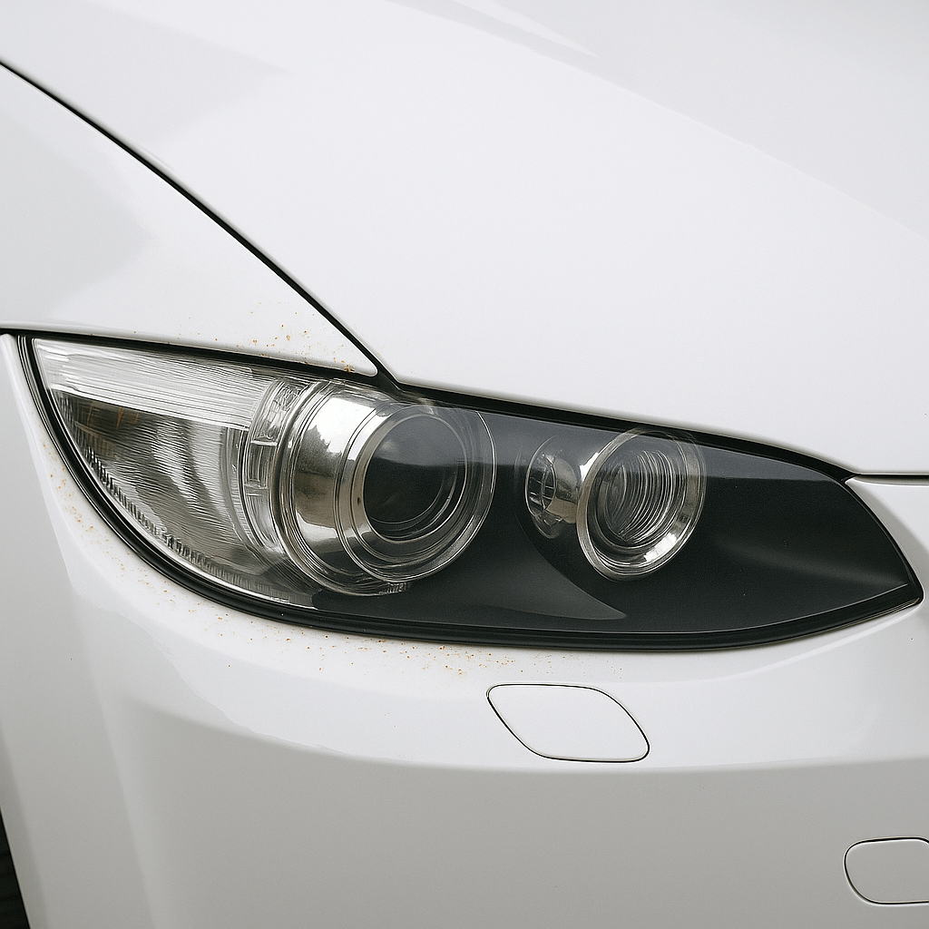 Scheinwerfer mit Flugrost