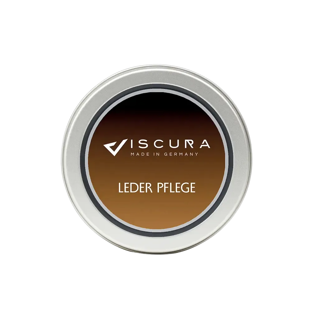 VISCURA Lederpflege seal for automotive leather care, ensuring protection and a satin finish.