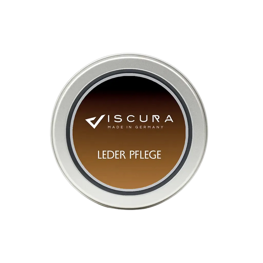 VISCURA Lederpflege seal for automotive leather care, ensuring protection and a satin finish.