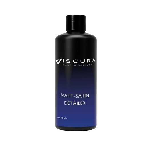 VISCURA Matt-Satin Detailer 500ml bottle for optimal care of matte finishes and films.