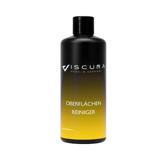 Viscura Oberflächenreiniger für streifenfreie Autopflege und Felgenreinigung, 500 ml Flasche.